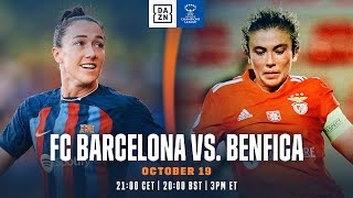Barcelona vs. Benfica | UEFA Women's Champions League Matchday 1 Full Match