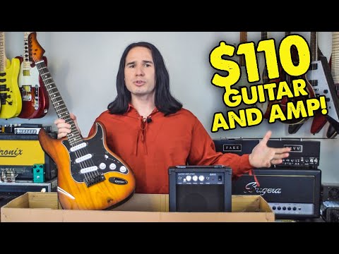 Cool Looking Guitar STARTER PACK Only Costs $110 on Amazon?!
