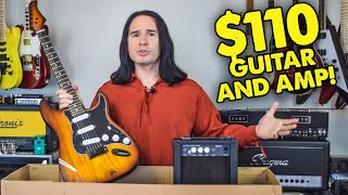 Video thumbnail for Cool Looking Guitar STARTER PACK Only Costs $110 on Amazon?! by Guitar MAX