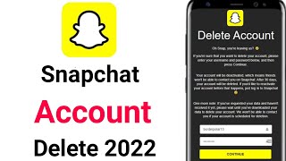 How to Delete Snapchat Account Permanently || Delete Snapchat Account