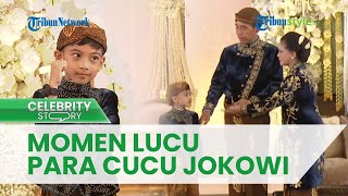 Momen-Momen Lucu Cucu Presiden Jokowi, Kenakan Singlet hingga Bergaya Bak Ultraman