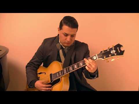 Sandro Roy - carved Erman NC17 guitar, Lollar pickup.