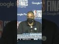 Ime Udoka says they have to come out with an URGENCY to put the series away in Boston? #shorts