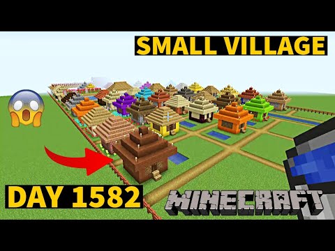 HU Smart Gamer - I build Small Village in Minecraft Creative mode 2023 Day 1582