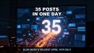 Elon Musk Posted 35 Times on April 10th — Here's What Happened