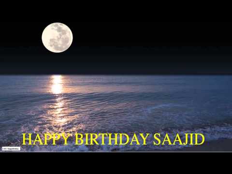 Saajid  Moon La Luna - Happy Birthday
