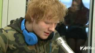 Ed Sheeran Performs The A Team @ Z100 on January 30,2013