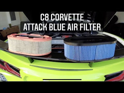 C8 CORVETTE AIR FILTER INSTALL AND RESULTS (HOW TO)
