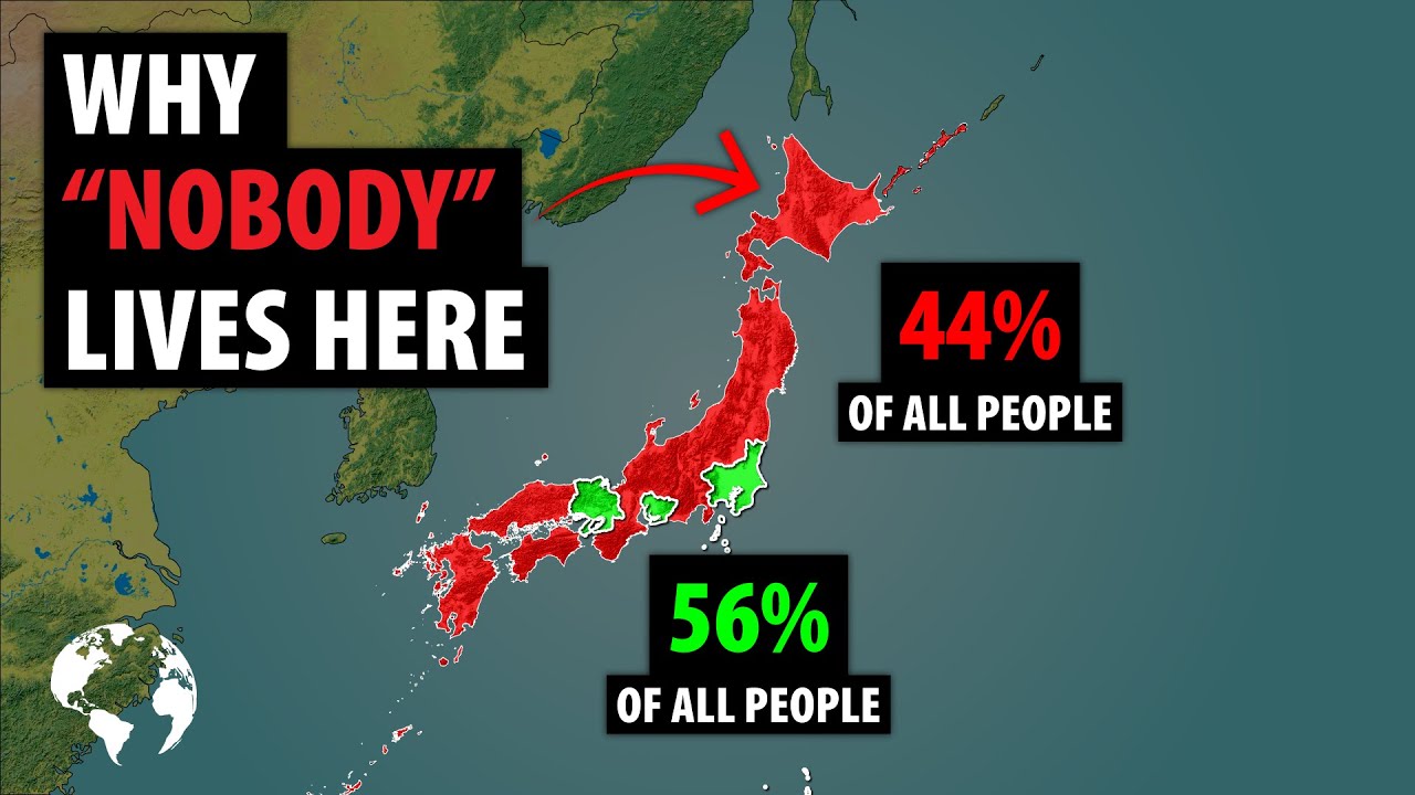 Why MOST Of Japan's Population Live In Just Three Cities: Tokyo, Osaka and Nagoya