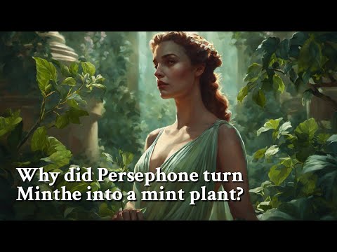 Why did Persephone turn Minthe into a mint plant? Greek Mythology Story