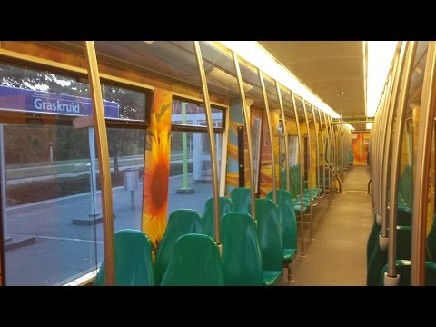 RET Metro Type S (5408) rit op Lijn A tussen Alexander & Romeynshof