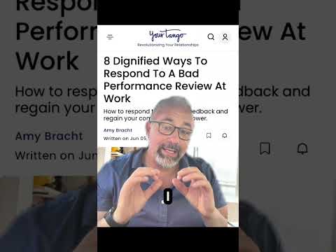 What To Do If You Get A Bad Performance Review