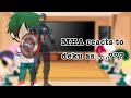 MHA Reacts To Deku As Captain America Ecru Mhaxmarvel NOT ORIGINAL GCRV