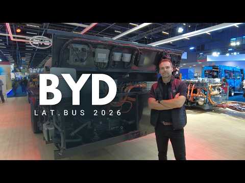 BYD lança chassi para coletivo e fretamento na Lat.Bus 2026