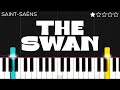 Saint-Saëns - The Swan (The Carnival of the Animals) | EASY Piano Tutorial