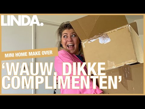 PAULINE WINGELAAR MAAKT EETKAMER IN ÉÉN KLAP GEZELLIG || MINI HOME MAKE OVER || LINDA.