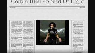 ♪ Corbin Bleu - Speed Of Light (With Lyrics) ♪