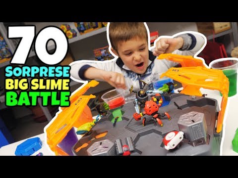 70 SORPRESE READY 2 ROBOT nella Big SLIME Battle Arena