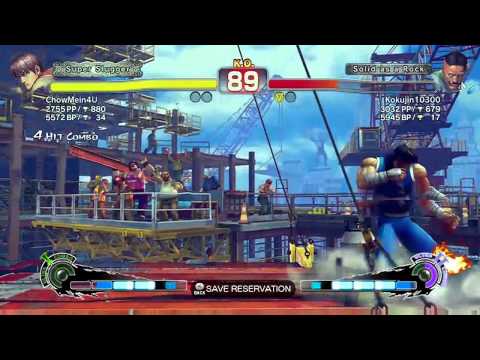 SSF4 AE: ChowMein4U (Guy) VS kokujin10300 (Dudley)