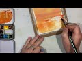 Watercolor Postcard Paint-Along: Sunset Variations