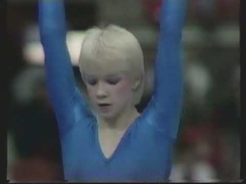Ulrike Klotz (GDR) - Worlds 1985 - Team Competition - Balance Beam