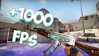 How to get OVER 1000 FPS ON CSGO (2019)!!!!!