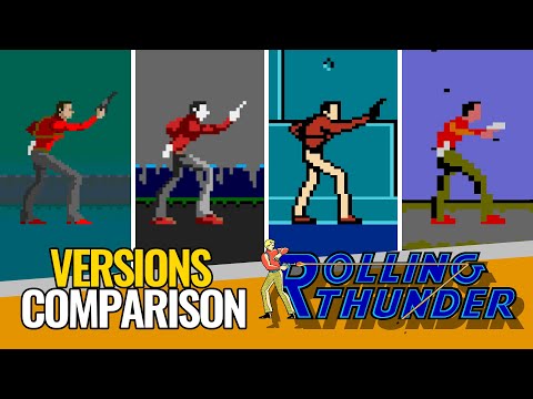 Rolling Thunder 🔫 Versions Comparison  ▶ Evolution through its Ports