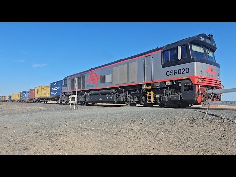 7922V SCT up "Dooen Express" (CSR020, 28W), Dooen to Melbourne, 0935, 8/2/26, Dooen VIC 