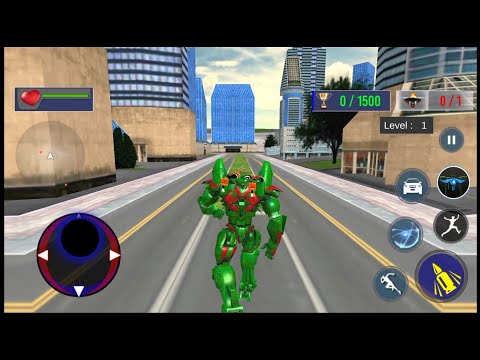 Drone Robot Car Transform Game - Android Gameplay