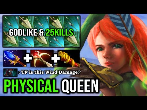 100% Pure Damage Windranger Mid Crazy Machine Gun 1 Focus = Deleted with Amazing Powershot DotA 2