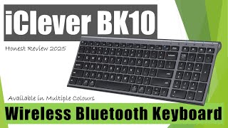 iClever BK10 Wireless Bluetooth Keyboard 2025