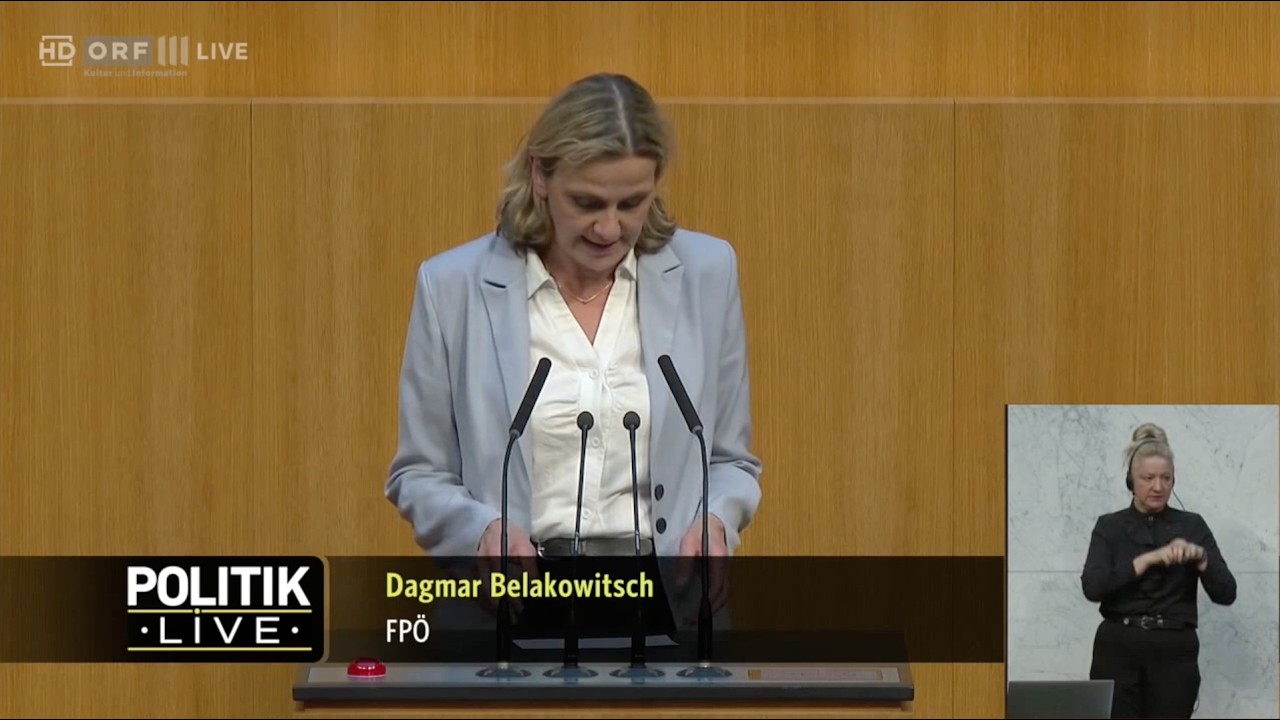 Dagmar Belakowitsch - Schutz des Frauensports - biologisches Geschlecht - 10.6.2026