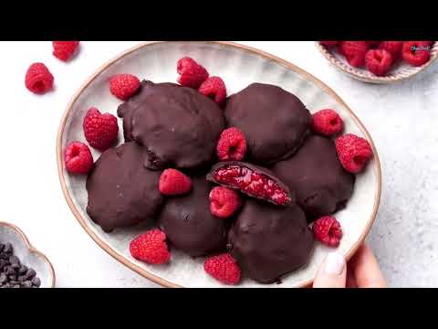 Raspberry Filled Chocolate Bites