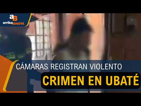 Cámaras de seguridad registraron el violento asesinato de un hombre en Ubaté | CityTv