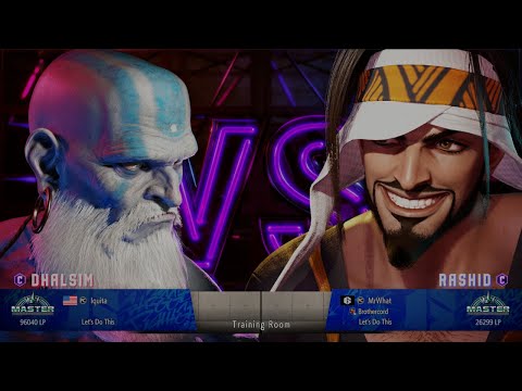 SF6 - Iquita (Dhalsim) vs MrWhat (TOP 1 Rashid) - RANKED MATCH (24/07/23)