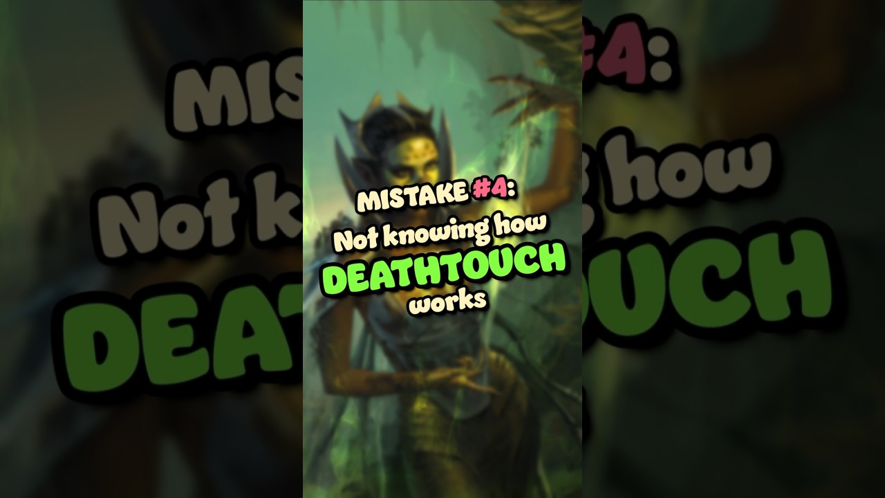 #MTG Lesson Nr. 4: Deathtouch 💀 | Mistakes Newbies Make 📝