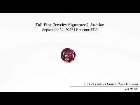 Ultra-Rare Red Diamond Dazzles in Heritage Auctions' Spectacular Fall Jewelry Event