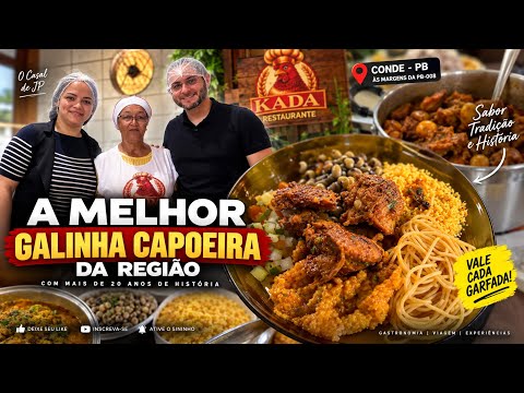 A MELHOR GALINHA CAPOEIRA DA PARAÍBA? 🍗 Fomos de Joao Pessoa até o Conde conhecer a Dona Kada