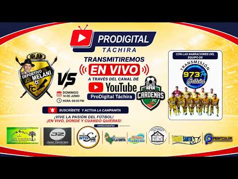 🔴 EN VIVO Deportivo Melani FC🆚Deportivo Cárdenas FC, Tercera División FVF, Narración Griteña 97.3 FM