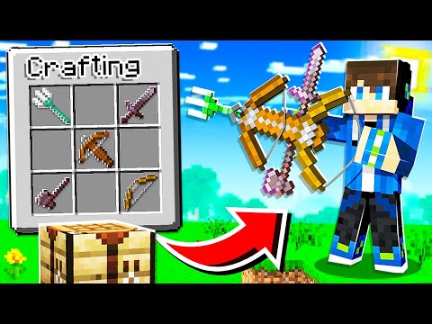 EYstreem - How to COMBINE EVERY WEAPON in Minecraft!