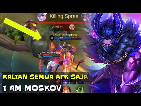 PRANK MOSKOV AWALNYA DI REMEHKAN AKHIRNYA DI BILANG GG - MOBILE LEGENDS