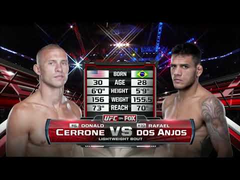 Rafael dos Anjos vs  Donald Cerrone UFC FULL FIGHT NIGHT CHAMPIONSHIP