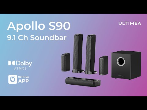 🔊Apollo S90  Ultra Soundbar | 9.1 Channel Lighting Surround Soundbar 🎶