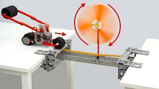 Testing LEGO Car Cross Thinner Track Bridges | Smart Lego