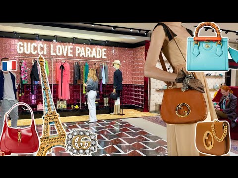 Paris GUCCI Luxury Shopping Vlog - Flagship Gucci in Paris Summer Collection 2022