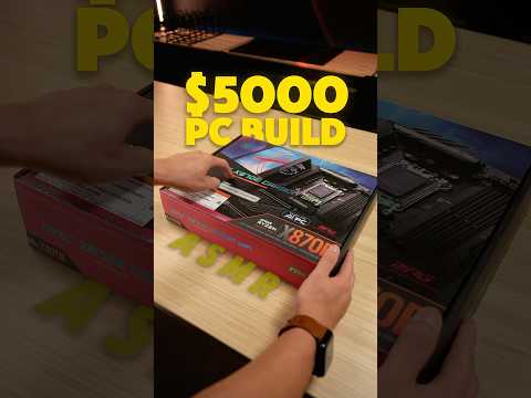 $5,000 PC Build ASMR🔊[Part 1]
