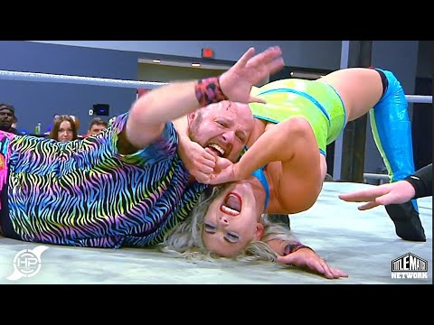Heather Monroe vs Nate Andrews (Intergender Wrestling) Hurricane Pro