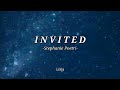 Stephanie Poetri - Invited (lyrics video)