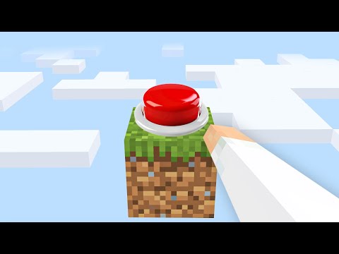 Minecraft, But It's Only 1 Red Button...