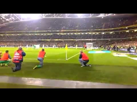 James McClean being sound as a pound during Walters penalty